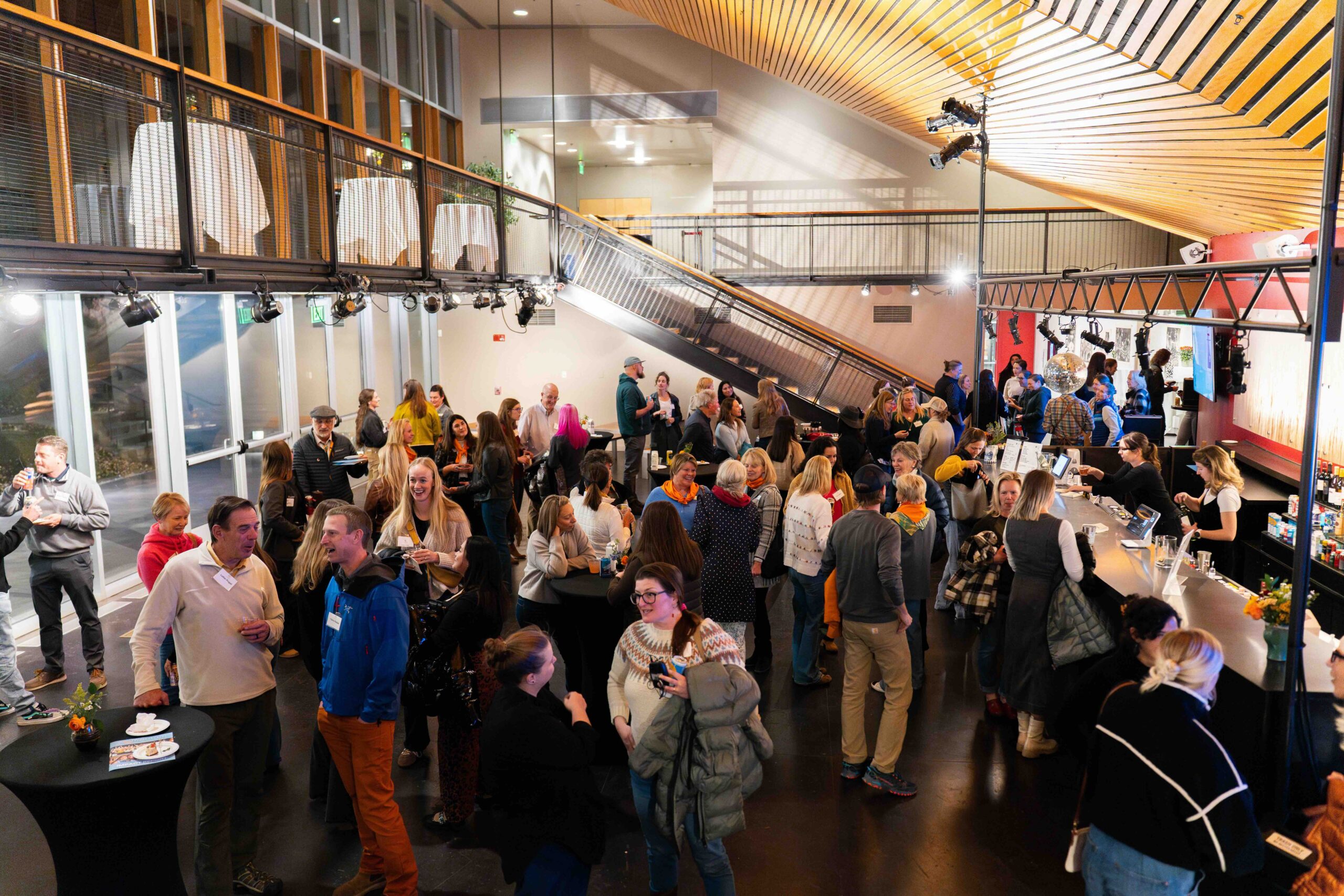 Crowded Lobby at the 2025 Teton Leadership Summit